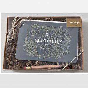 New Inklings Gardening Planner Journal 34 Piece O Ring Plant Record Set NWT